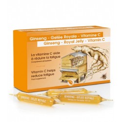 Ampoules Ginseng - Gelée Royale - Vitamine C - 20x10 ml