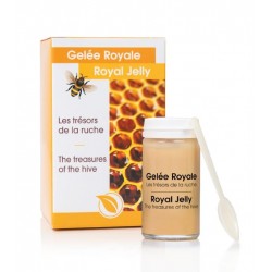 Commandez la gelée royale pure bio - Abeille Heureuse